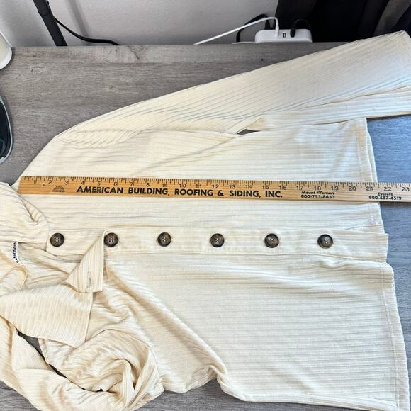 Reformation Esmeray Knit Top Cream Small Ivory - Picture 12 of 13